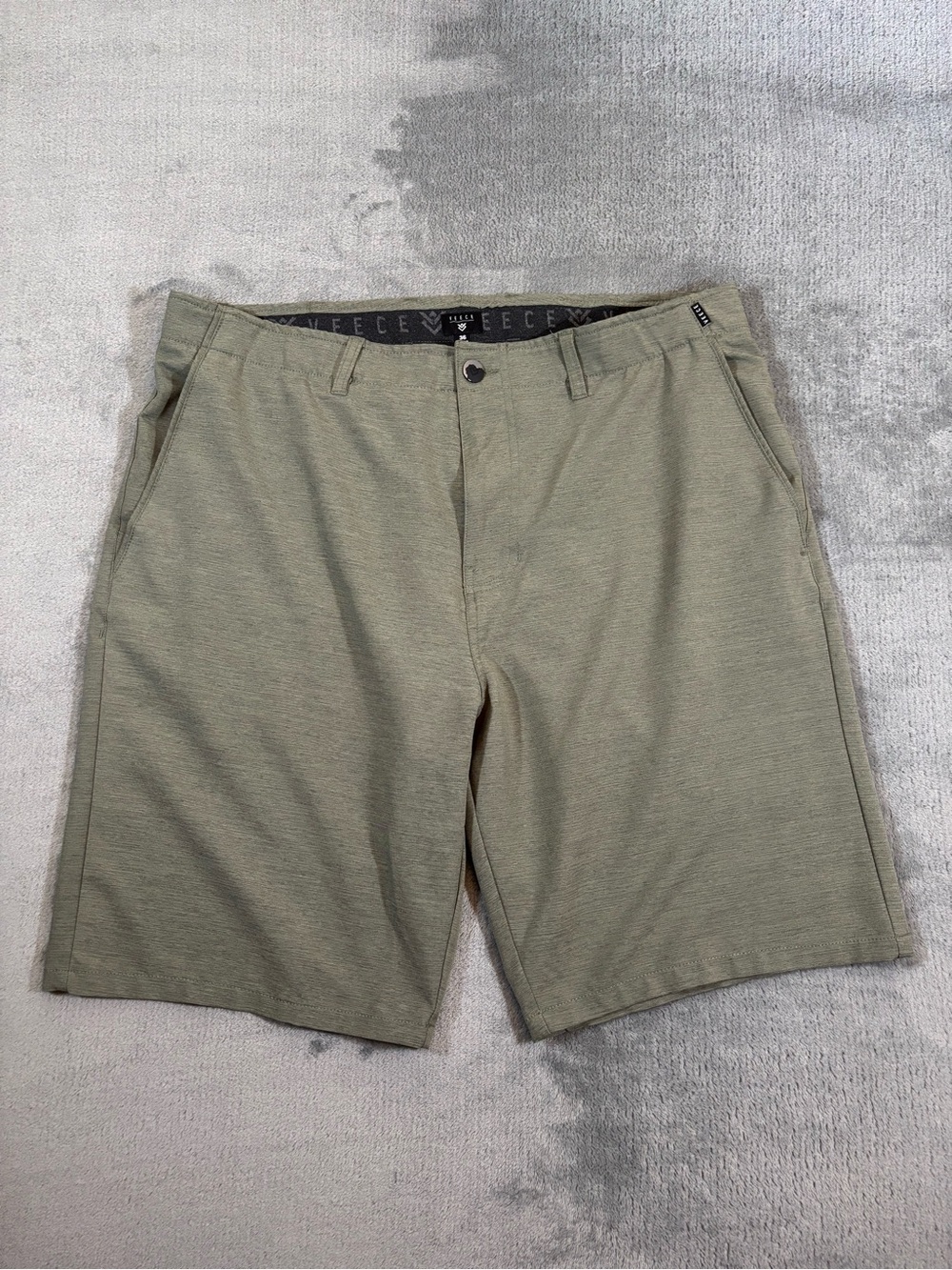 Men's Flat Front Shorts with Belt Loops